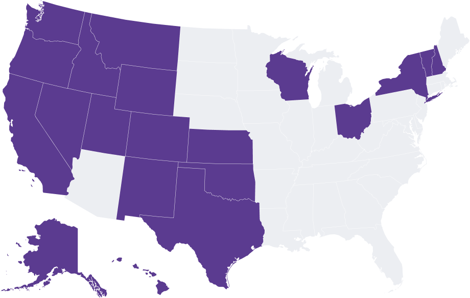 U.S. expansion map