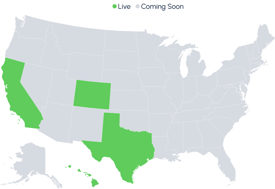U.S. expansion map